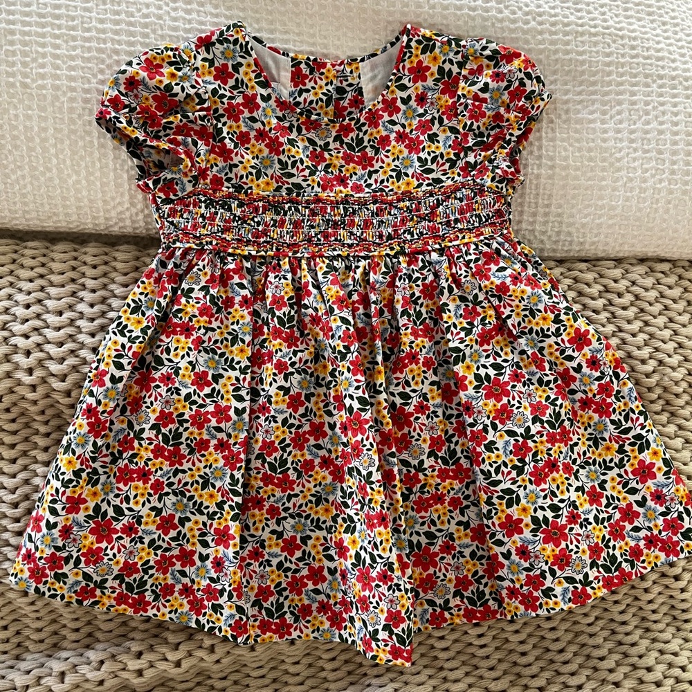 Iris & Ivy Smocked Floral Dress